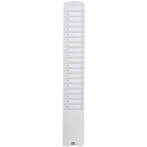 アマノ ID・ICカード専用ラック 20枚用 白 ID20S 1台(ご注文単位1台)【直送品】