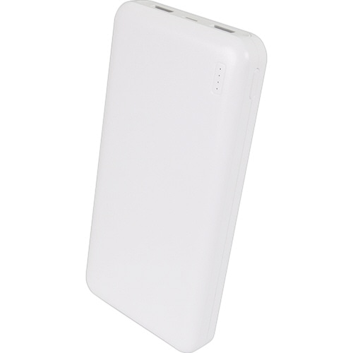 オウルテック 20000mAh リチウムポリマーモバイルバッテリー ホワイト OWL-LPB20001-WH 1個(ご注文単位1個)【直送品】