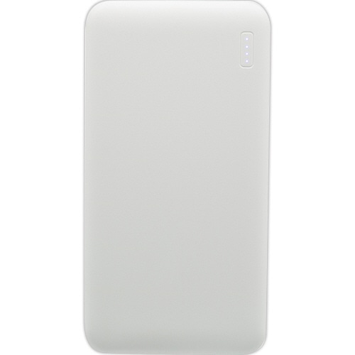 オウルテック 薄くて大容量 Smart IC搭載モバイルバッテリー 10000mAh ホワイト OWL-LPB10005-WH 1個(ご注文単位1個)【直送品】