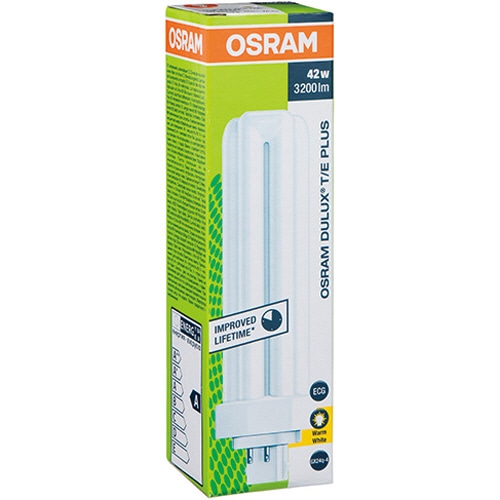 オスラム コンパクト形蛍光ランプ 42W形 電球色 DULUX T/E PLUS 42W/830 1個(ご注文単位1個)【直送品】