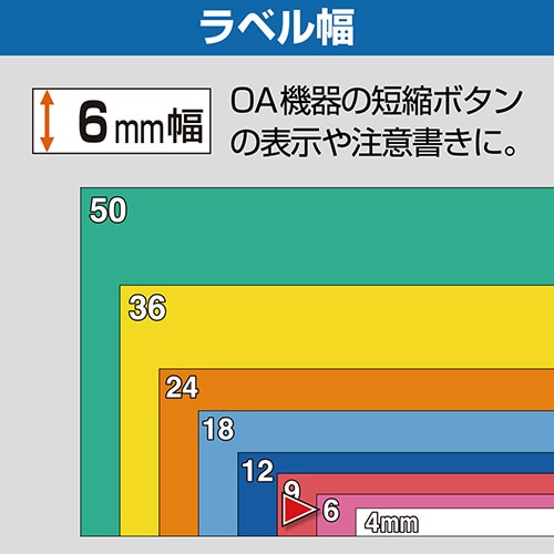 キングジム テプラ PRO テープカートリッジ 6mm 透明/黒文字 ST6K 1個(ご注文単位1個)【直送品】