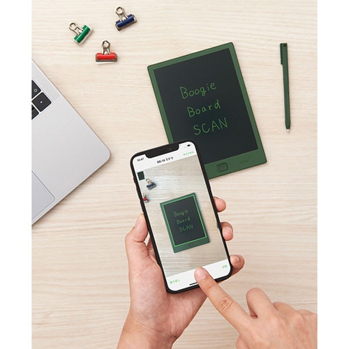 キングジム 電子メモパッド ブギーボード 白 BB-14シロ 1台(ご注文単位1台)【直送品】