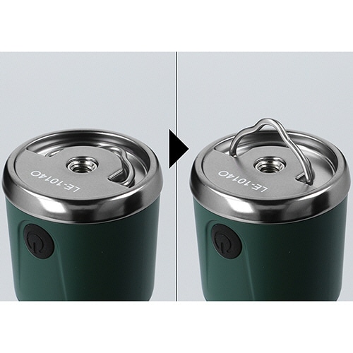 ジェントス ファッショナブルコンパクトLEDランタン LE-1014O 1台(ご注文単位1台)【直送品】