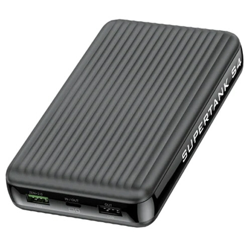 ゼンデュア モバイルバッテリー SuperTank S4 20000mAh ブラック PD100W対応 ZDSTS4-BK-JP 1個（ご注文単位1個）【直送品】