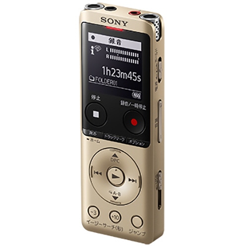 ソニー ステレオICレコーダー FMチューナー付 4GB ゴールド ICD-UX570F/N 1台（ご注文単位1台）【直送品】