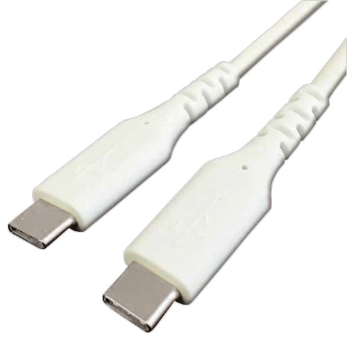 トップランド USB-C to Cケーブル ホワイト 1m CHTCCBC100-WT 1本(ご注文単位1本)【直送品】