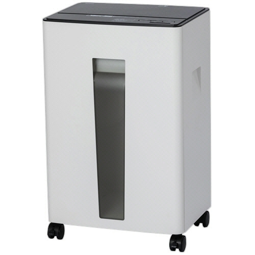 ナカバヤシ 時短ハイスピードシュレッダ A4 マイクロカット ホワイト NSE-HSM01W 1台(ご注文単位1台)【直送品】