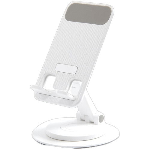 ナカバヤシ 折りたたみスマートフォンスタンド ホワイト SMA-H008W 1個(ご注文単位1個)【直送品】