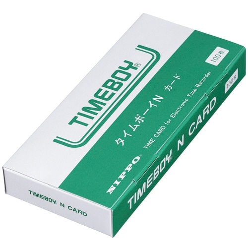 ニッポー ニッポー用タイムカード タイムボーイNカード 300枚/箱（ご注文単位1箱）【直送品】