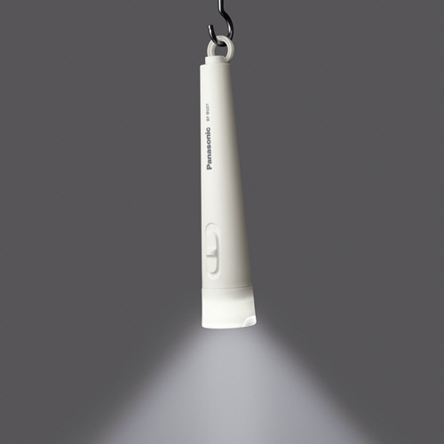 パナソニック LED懐中電灯 乾電池エボルタNEO単3形3本付 BF-BG01N-W 1個(ご注文単位1個)【直送品】