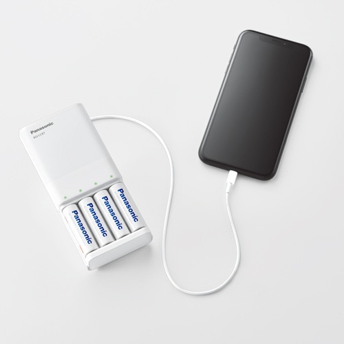 パナソニック USB入出力付急速充電器 BQ-CC87L 1個（ご注文単位1個）【直送品】