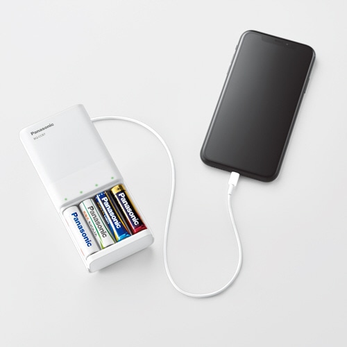パナソニック USB入出力付急速充電器 BQ-CC87L 1個（ご注文単位1個）【直送品】