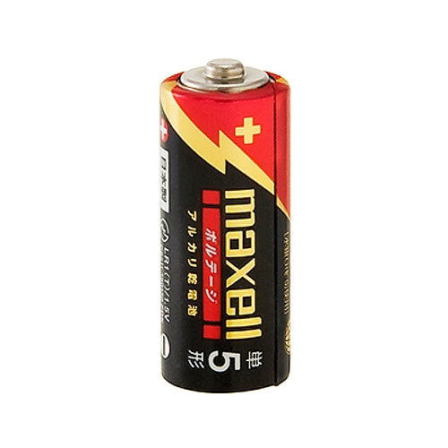 マクセル アルカリ乾電池 ボルテージ 単5形 LR1(T) 2B 2本/袋(ご注文単位1袋)【直送品】