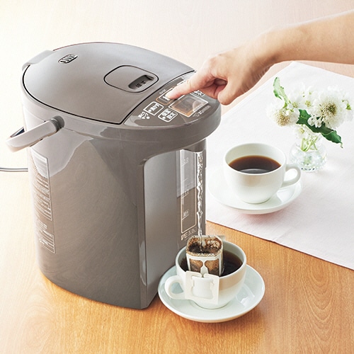 象印 マイコン沸とうVE電気まほうびん 優湯生 3.0L ライトブラウン CV-GC30-TL 1台(ご注文単位1台)【直送品】