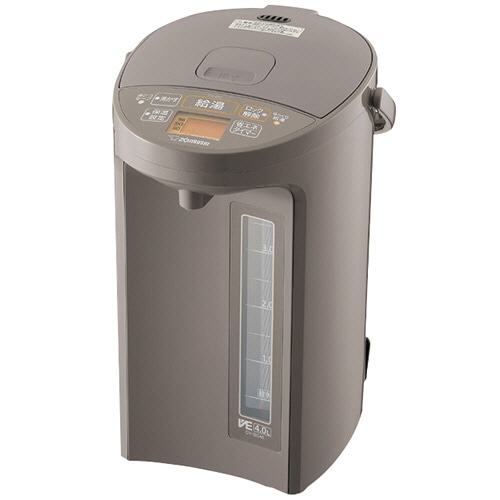 象印 マイコン沸とうVE電気まほうびん 優湯生 4.0L ライトブラウン CV-GC40-TL 1台(ご注文単位1台)【直送品】