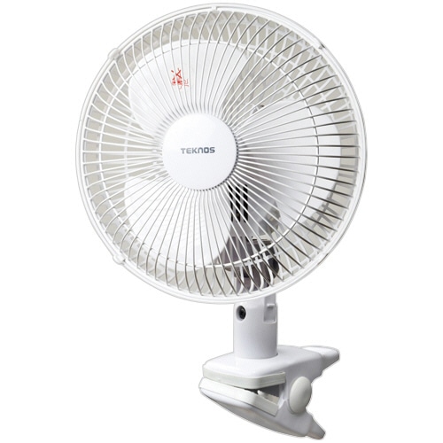 千住 TEKNOS 23cmクリップ扇風機 ホワイト CI-236 1台(ご注文単位1台)【直送品】
