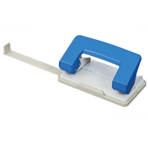 TANOSEE 2穴パンチ 10枚穿孔 ブルー 1台(ご注文単位1台)【直送品】