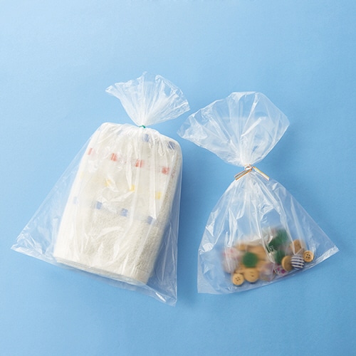 TANOSEE HDPE規格袋 紐なし 12号 ヨコ230×タテ340×厚み0.01mm 200枚/袋(ご注文単位1袋)【直送品】