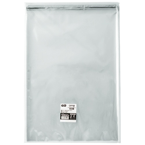 TANOSEE OPP袋 フタ・テープ付 B3用 380×530＋40mm 100枚/袋（ご注文単位1袋）【直送品】