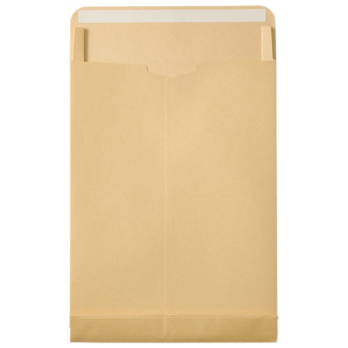 TANOSEE R40クラフト大型封筒 A4マチ付 120g/㎡ テープ付 50枚/袋(ご注文単位1袋)【直送品】