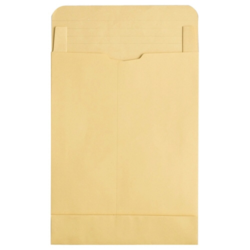TANOSEE R40クラフト大型封筒 角0マチ広 120g/㎡ テープなし 50枚/袋（ご注文単位1袋）【直送品】