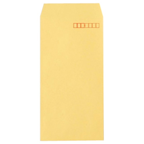 TANOSEE R40クラフト封筒 長3 70g/㎡ 〒枠あり 100枚/袋(ご注文単位1袋)【直送品】