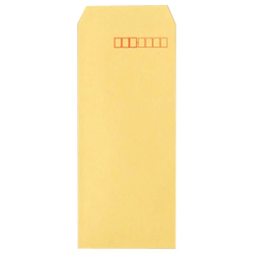 TANOSEE R40クラフト封筒 長4 70g/㎡ 〒枠あり 100枚/袋(ご注文単位1袋)【直送品】