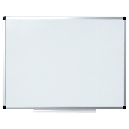 TANOSEE アルミフレームホワイトボード 無地 L 600×450mm 1枚(ご注文単位1枚)【直送品】