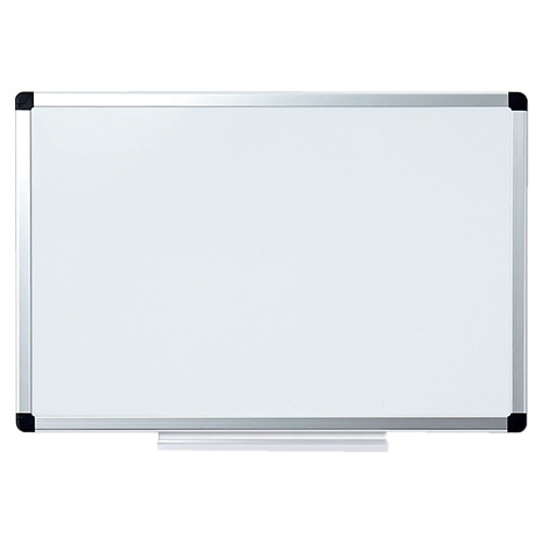 TANOSEE アルミフレームホワイトボード 無地 M 450×300mm 1枚(ご注文単位1枚)【直送品】