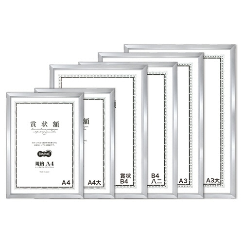 TANOSEE アルミ賞状額縁 規格A3 シルバー 1枚（ご注文単位1枚）【直送品】