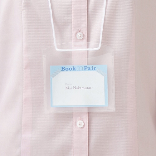 TANOSEE イベント用名札 スタンダードサイズ 10個/袋（ご注文単位1袋）【直送品】