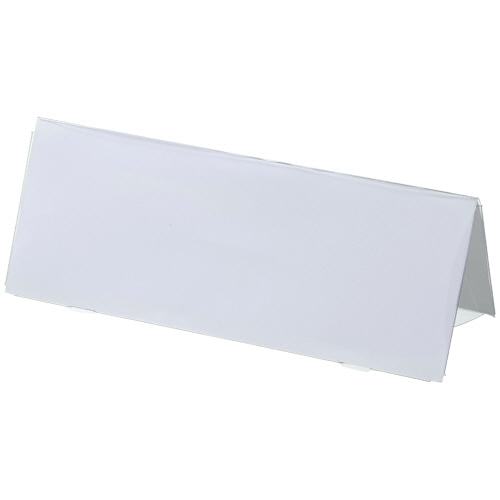 TANOSEE カード立てV型 200×76mm 透明 1個(ご注文単位1個)【直送品】