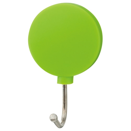 TANOSEE カラーマグネットフック スイング 耐荷重約1kg 緑 1個(ご注文単位1個)【直送品】