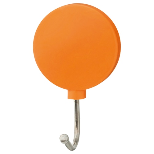 TANOSEE カラーマグネットフック スイング 耐荷重約1kg 橙 1個(ご注文単位1個)【直送品】