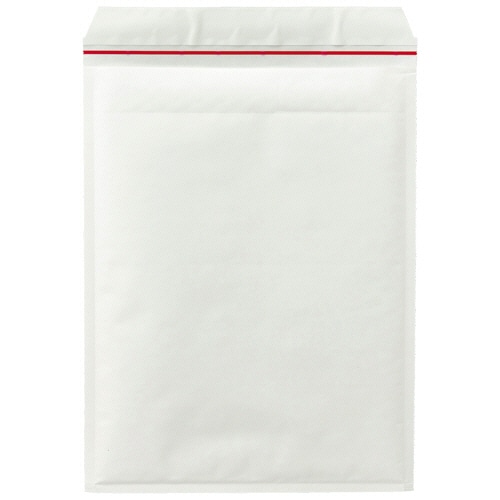 TANOSEE クッション封筒 A4ワイド用 内寸260×350mm 白 50枚/箱(ご注文単位1箱)【直送品】