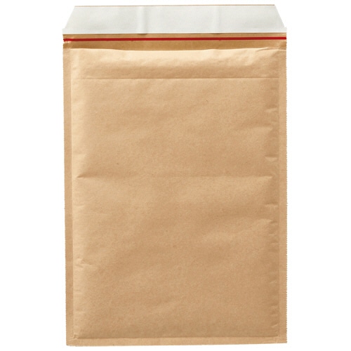 TANOSEE クッション封筒 A4用 内寸235×330mm 茶 100枚/箱(ご注文単位1箱)【直送品】