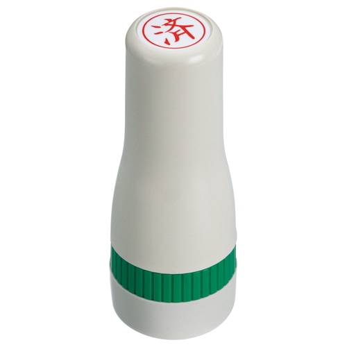 TANOSEE スタンパー 「済」 赤 1個（ご注文単位1個）【直送品】