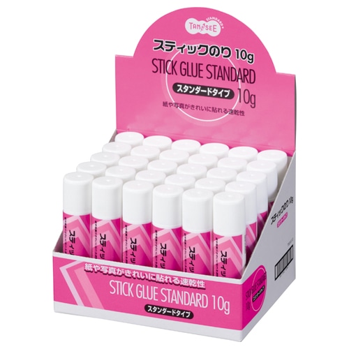 TANOSEE スティックのり 10g 30本/セット(ご注文単位1セット)【直送品】
