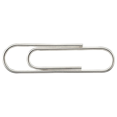 TANOSEE ゼムクリップ 大 28mm シルバー 100本/箱(ご注文単位1箱)【直送品】