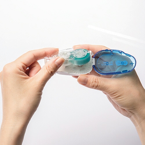 TANOSEE テープのり(リフィル式 ドットタイプ) 詰替用テープ コンパクト 8.4mm×15m 1個（ご注文単位1個）【直送品】