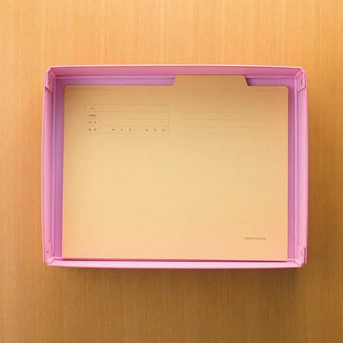 TANOSEE デスクトレー A4 ワイド 青 1個(ご注文単位1個)【直送品】