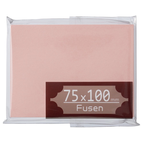 TANOSEE ふせん 75×100mm 桃 1冊（ご注文単位1冊）【直送品】