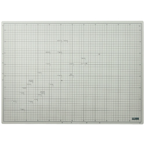 TANOSEE フタル酸エステル不使用 滑りにくいカッターマット A2 450×620mm 1枚（ご注文単位1枚）【直送品】