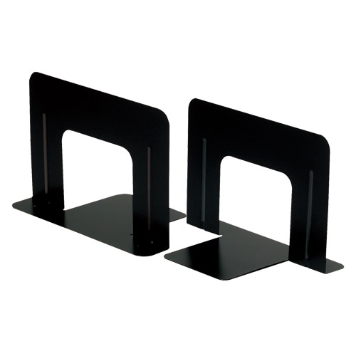 TANOSEE ブックエンド T型 ワイド ブラック 10枚/箱（ご注文単位1箱）【直送品】