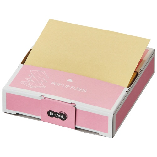 TANOSEE ポップアップふせん 紙箱付 75×75mm 1冊(ご注文単位1冊)【直送品】