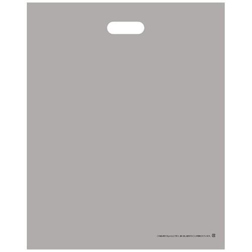 TANOSEE ポリエチレン手提袋(小判抜き) HD LL シルバー 50枚/袋（ご注文単位1袋）【直送品】