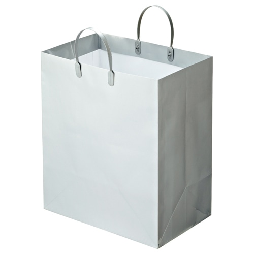 TANOSEE ラミネートバッグ マチ広 ヨコ350×タテ400×マチ幅220mm シルバー 10枚/袋(ご注文単位1袋)【直送品】