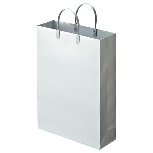 TANOSEE ラミネートバッグ 大 ヨコ320×タテ440×マチ幅110mm シルバー 10枚/袋(ご注文単位1袋)【直送品】