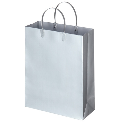 TANOSEE ラミネートバッグ 中 縦タイプ シルバー 10枚/袋（ご注文単位1袋）【直送品】