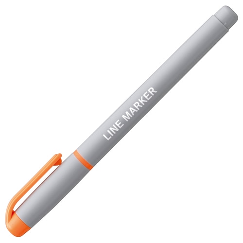 TANOSEE 蛍光マーカー シングルタイプ(キャップ式) オレンジ 1本（ご注文単位1本）【直送品】